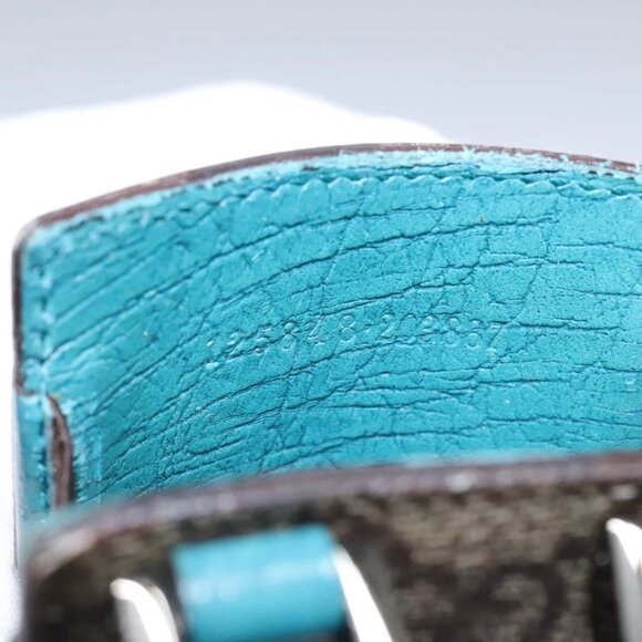 GUCCI GG Supreme Pouch PVC Leather Beige 125848 Auth 113564 - Picture 14 of 16